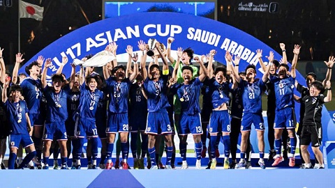 U17 Nhật Bản thắng nghẹt thở Trung Quốc, lần thứ 5 vô địch châu Á